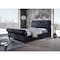 Baxton Studio Castello Velvet Upholstered Crystal-Buttoned Sleigh King Platform Bed 118-6338 - alternate 5